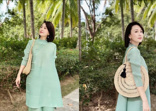 张蕾才是“央视门面”!穿中式旗袍美得清新脱俗,不愧是气质才女