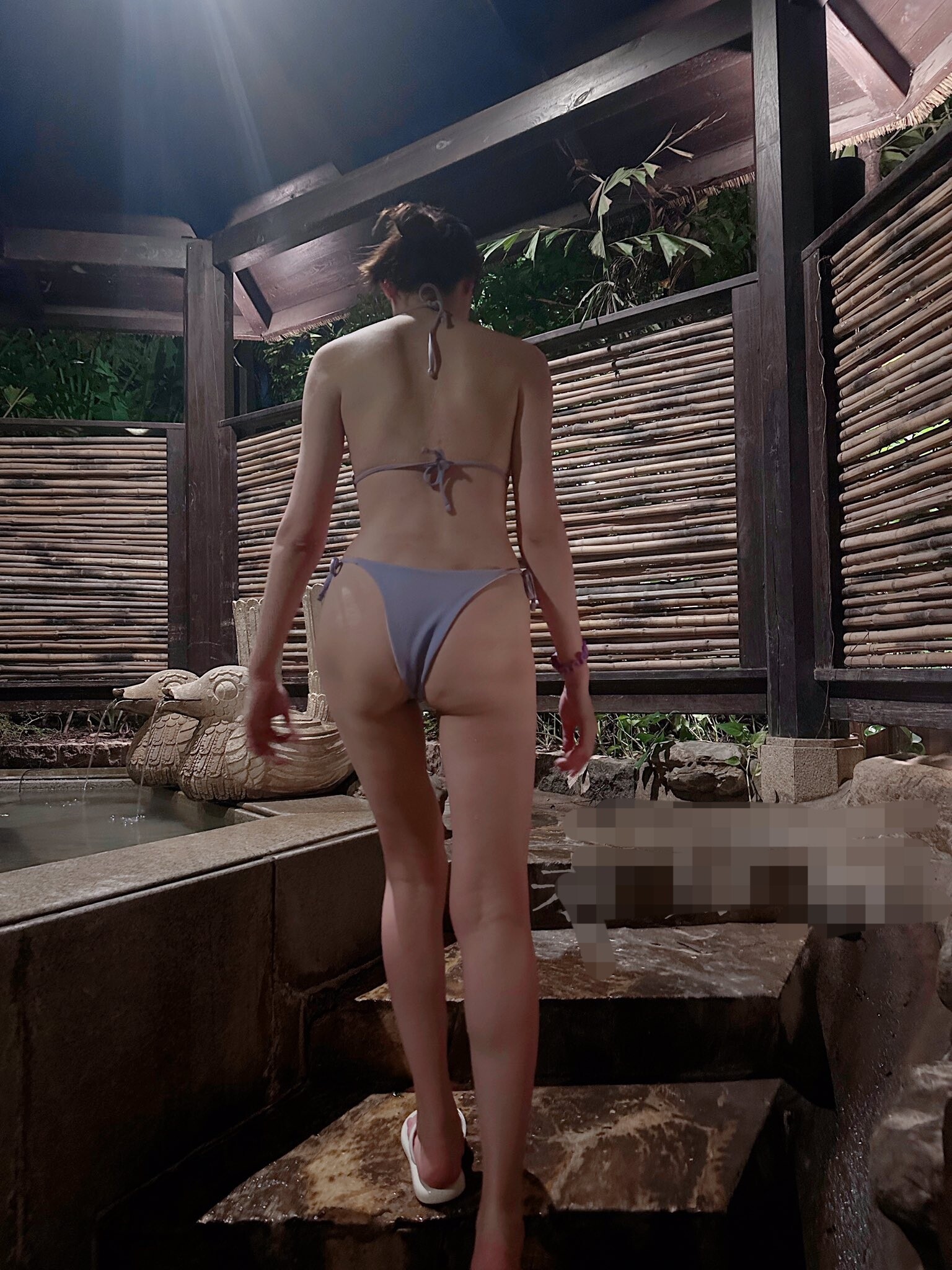 大嫂知我心，我懂大嫂意，温泉比基尼