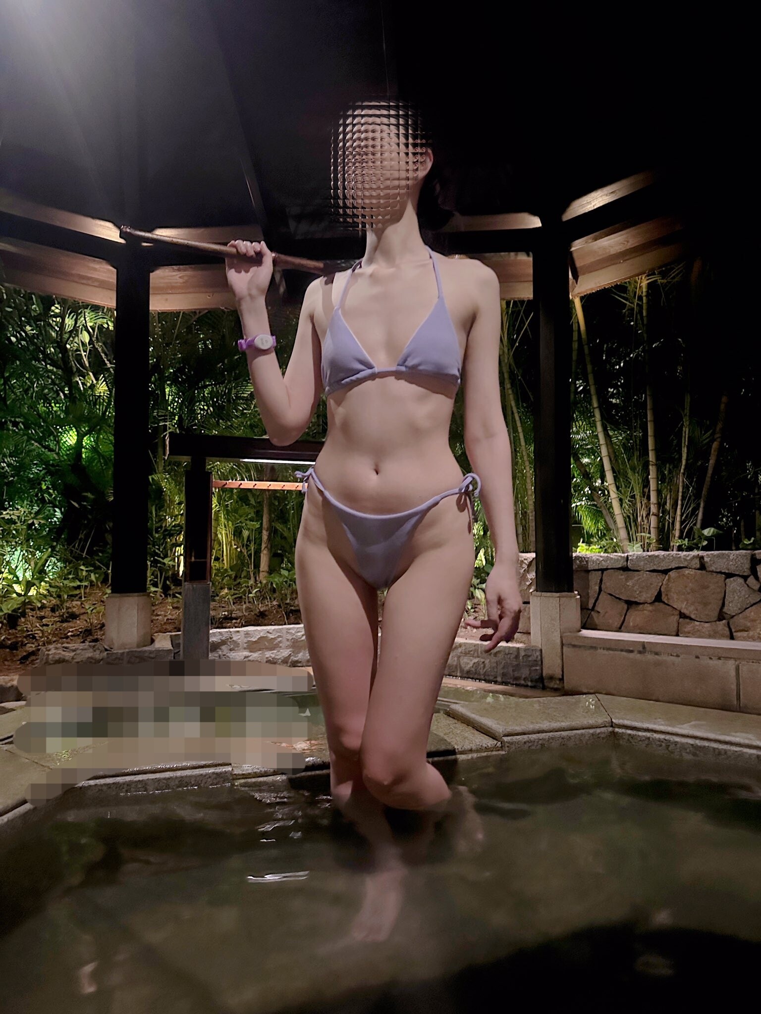 大嫂知我心，我懂大嫂意，温泉比基尼
