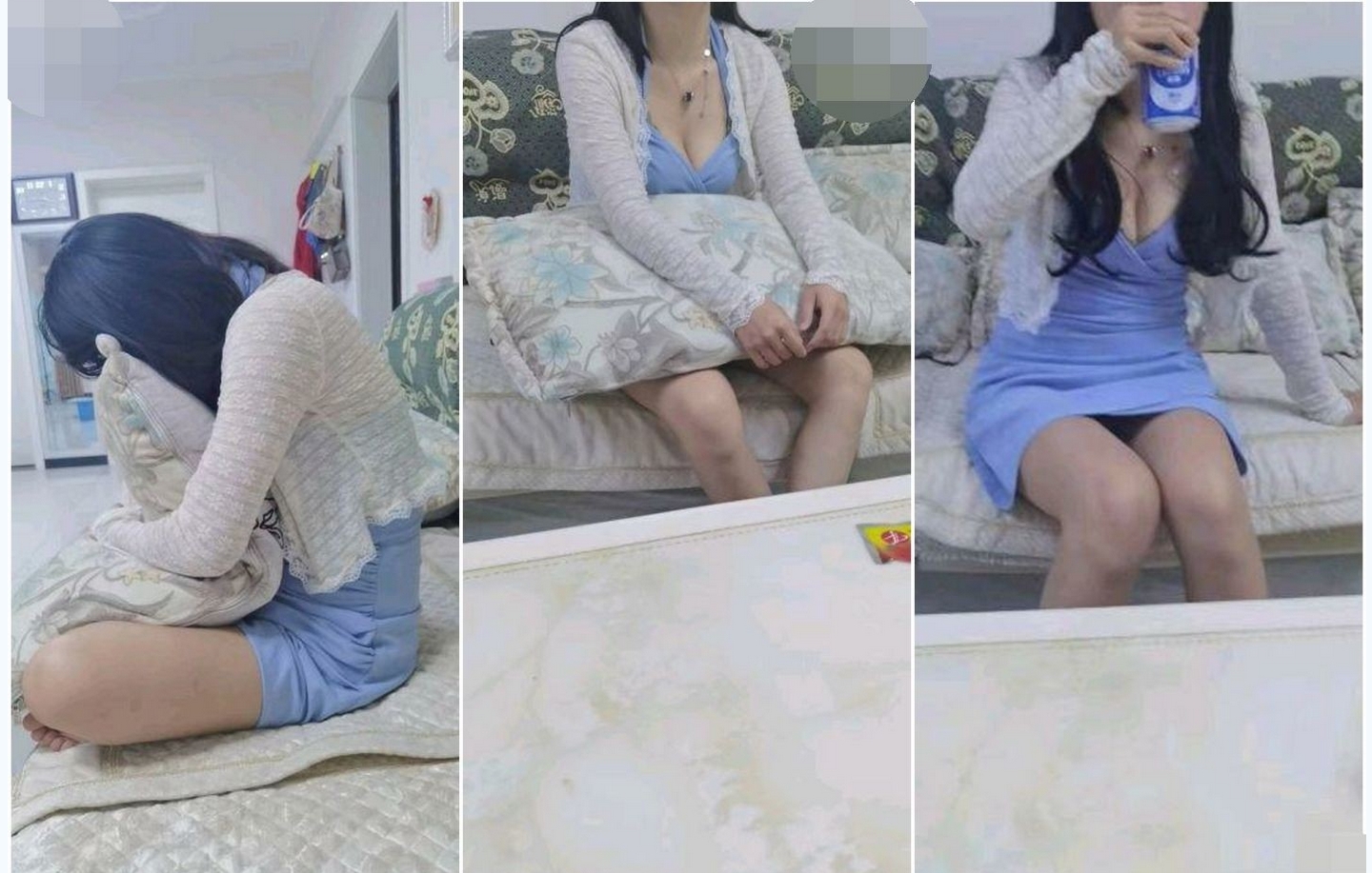 [乱伦精品]喝醉酒的反差婊19岁嫂子从反抗到享受，附生活照 不愧为19岁的漂亮年纪，无毛粉红嫩B