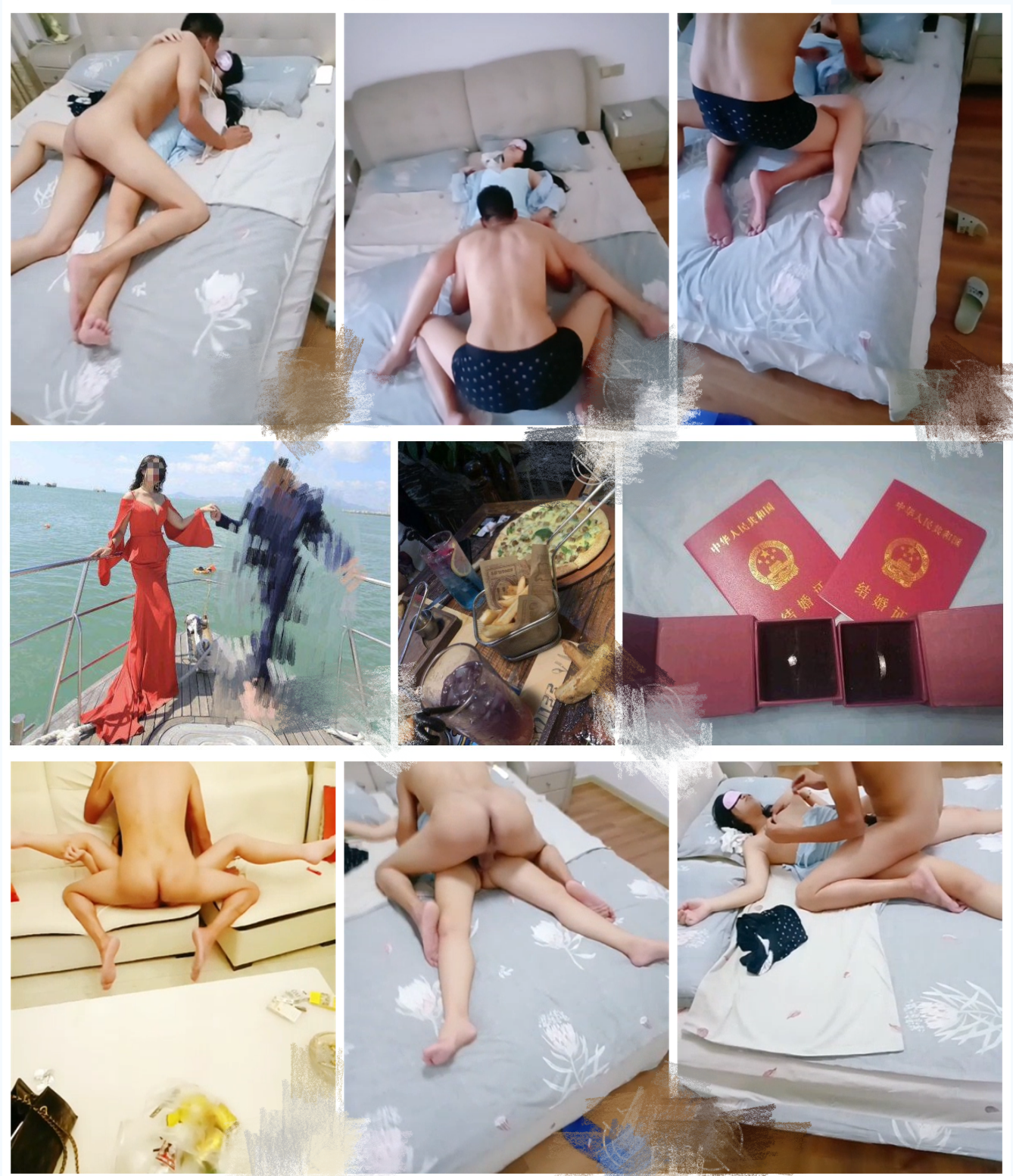 性无能绿帽大神❤️自己满足不了老婆只能眼睁睁看着老婆被别人操都被海友干喷水了