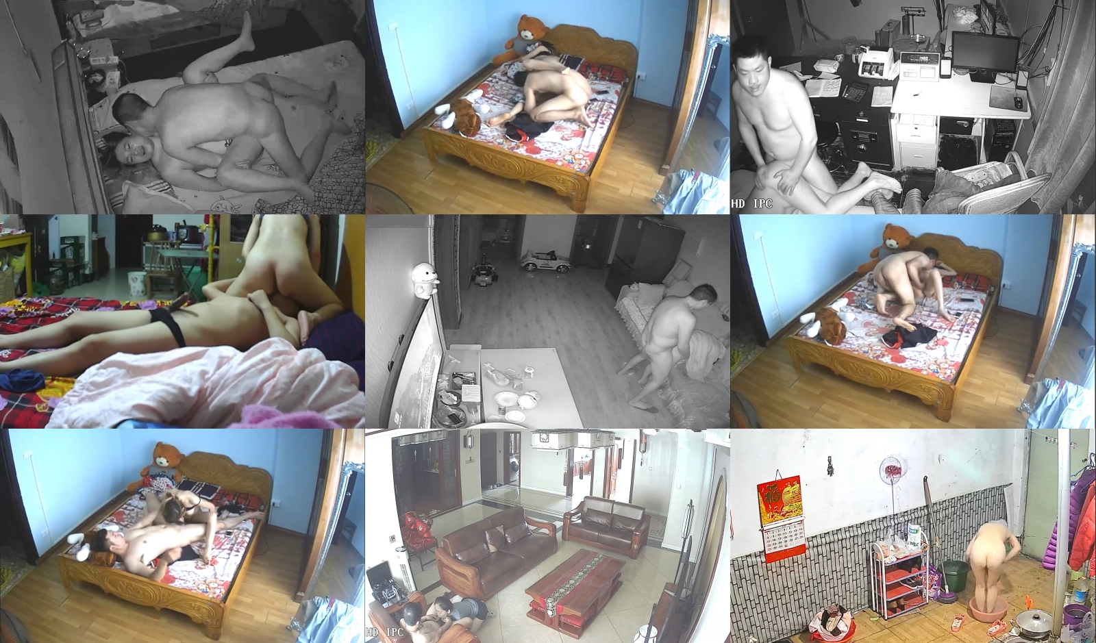 家庭摄像头破解偷拍夫妻情人各种方式场所造爱露出 眼花缭乱看点十足