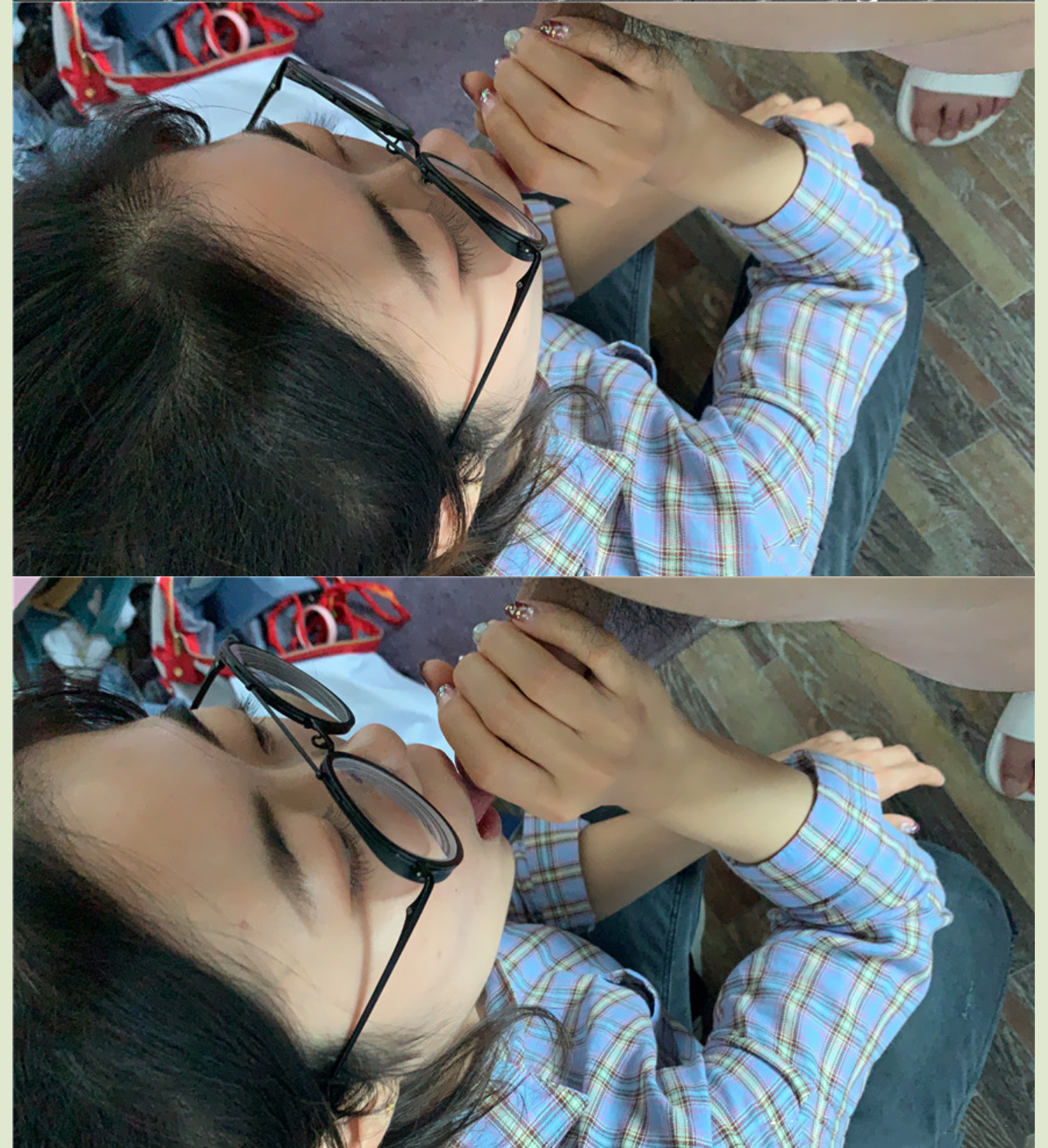 【百D云泄密】极品反差小女友被曝光表面斯斯文文的其实是一个骚货