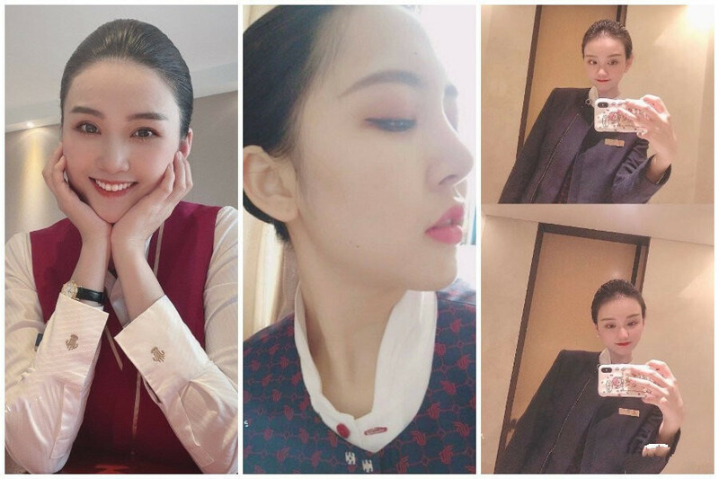 【真实空姐】各大航空美丽空姐❤️不欲人知的真实反差