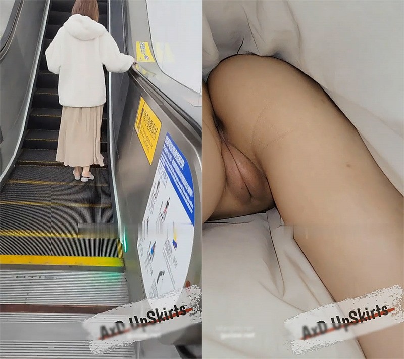 商场一路跟踪抄底几个没穿内裤妹子的白净大肥鲍