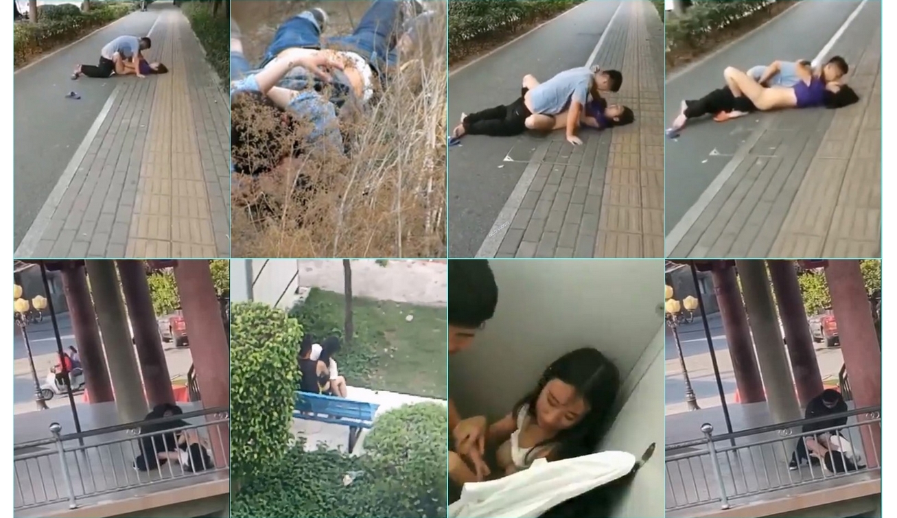 公共场所啪啪被偷拍❤️最强刺激性爱甄选❤️小情侣学校走廊做爱 饥渴小情侣席地而Z